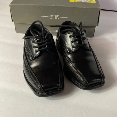 Boys Black Oxford Stacy Adams Shoes Size 7M - Image 1 of 4