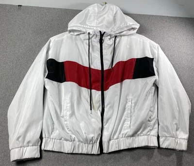 Outer Edge Winderbreaker Women Hooded Jacket Size XL - Image 1 of 3