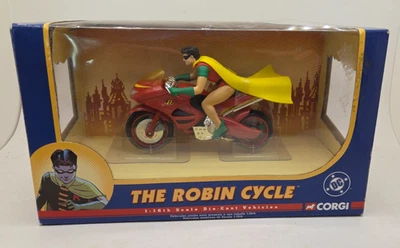 2005 DC Comics CORGI THE ROBIN CYCLE 1:16 Die Cast Original Packaging NIB - Image 1 of 4