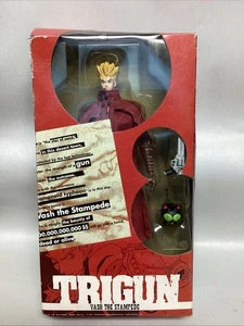 Trigun Vash the Stampede Black Coat 1998 Toycom Figure 1/6 Scale 12" New in Box - Picture 1 of 4