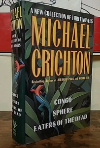 Michael Crichton Collection 3 Novels Congo Sphere Eaters Of Dead HCDJ BOOK Park - Imagen 1 de 10