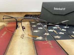 Timberland Eyeglasses TB1773/V 001 60MM X-Large Half Rim Frame Option To Add RX - Picture 1 of 9