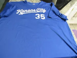 Kansas City Royals MLB Eric Hosmer #35 T-Shirt | Official Merchandise XX Large - Picture 1 of 9