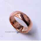 Polished Copper Band-Half Round ,Pure Copper Ring, Wedding Band Ring ,
