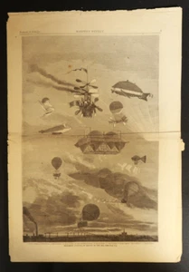 Harper's Weekly January 2nd 1864 Newspaper Army Potomac Systems of Sailing Air - Picture 1 of 23