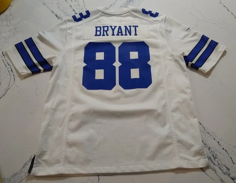 Nike On Field Dallas Cowboys Dez Bryant #88 Jersey Men's Large L White *READ* Cover