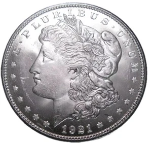 Silberdollar Morgan 1921 Stempelglanz ++ - Bild 1 von 2