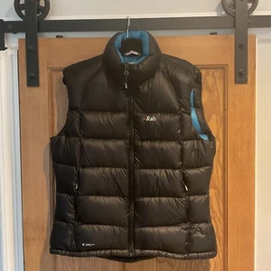 Rab Ladies/ Women’s Neutrino Down Vest Puffer Gilet Black Size Uk 14 - Picture 1 of 7