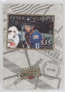 1997-98 Donruss Priority Stamps Gold Peter Forsberg HOF