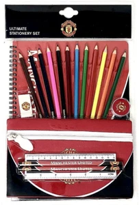 MANCHESTER UNITED FC ULTIMATE SCHOOL BRIEFPAPIER & STIFTE ETUI SET SWOOP - Bild 1 von 5