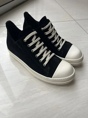 RICK OWNES Black Suede Sneakers Size 9.5 Brand New Without Box - Image 1 of 4