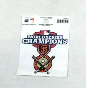 San Francisco Giants 2012 World Series Champions Static Cling Window Decal 3x4 - Picture 1 of 1