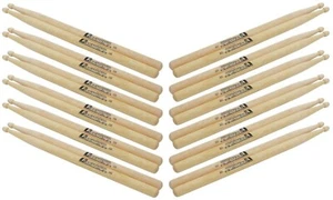 12 Paar DIMAVERY DDS-5B Junior Drumsticks, Ahorn Schlagzeug Drum Trommel Stick - Bild 1 von 3