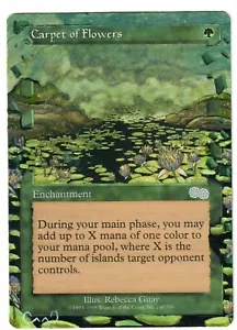 Carpet of Flowers Altered Full Art MTG Magic Commander EDH Gift Birthday Nerdy - Picture 1 of 1