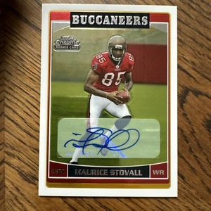 2006 Topps Chrome Rookie Autographs #253 Maurice Stovall D - Picture 1 of 2