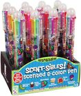 Ensemble de stylos multicolores Scent-Sibles 6 couleurs avec encre parfumée (Pack de 12)