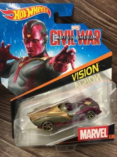 Hot Wheels 2016 Marvel VISION Civil War #31 NIB - Image 1 of 2