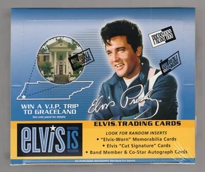 2007 PRESS PASS ELVIS PRESLEY IS FACTORY SEALED HOBBY BOX **24 PACKS** - Picture 1 of 4