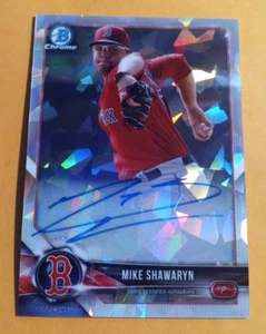 2018 Bowman Chrome Prospect Atomic Refractor Mike Shawaryn #CPA-MS Auto- 061/100 - Picture 1 of 2