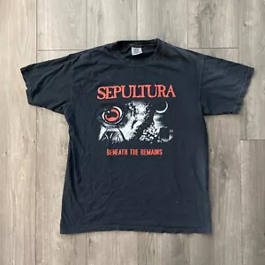 Sepultura Beneath The Remains Mens L T Shirt Black Short Sleeve - Picture 1 of 7