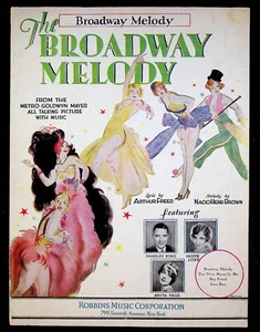 1929 The Broadway Melody - Bessie Love Charles King Movie Theme Song Sheet Music - Picture 1 of 3