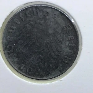 Germany 10 reichspfennig 1944 Eagle & Swastika KM#101 E Zinc aXF B2087 - Picture 1 of 5