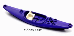 LEGO Dark Purple Kayak 2 x 15 Friends Heartleake Boat Pirates (29110) - x1 - Picture 1 of 2