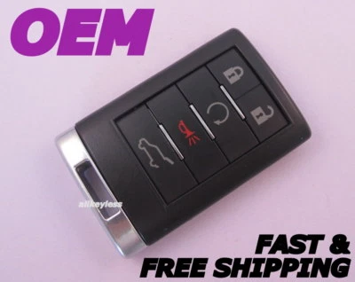 Original OEM CADILLAC ESCALADE SRX entrada sin llave transmisor remoto llavero DRIVER 2 Foto 1 de 4