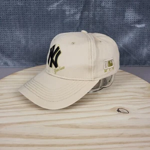 New York Yankees Gold Under Genuine Merchandise Strapback Buckle Hat Cap Beige - Bild 1 von 15