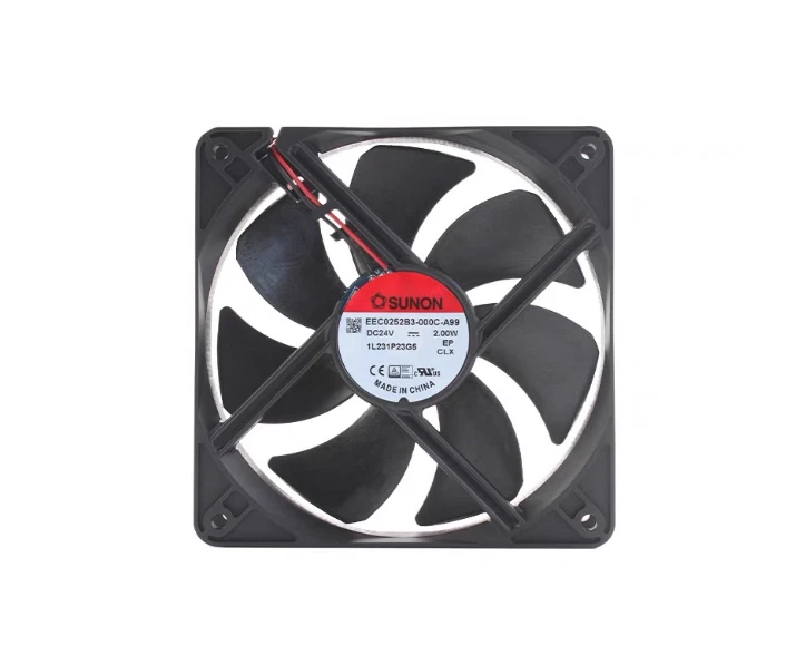 SUNON New original cooling fan EEC0252B3-000C-A99 12025 24V 2W 756904262215 - Image 1 of 1