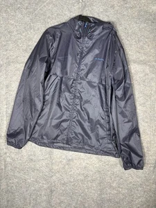 Quechua Decathlon Jacket Womens XL Blue Hooded Windbreaker Outdoors Hiking - Picture 1 of 11