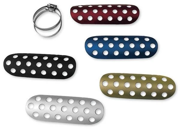 Targa 18-500BK-L Sportbike Exhaust Heatshield - Black - Image 1 of 3