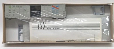 50' Waffle Side Box Car Walthers Chattahoochee HO Scale Model Train Rolling 1/87 - Image 1 of 4