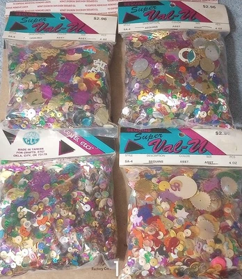 *Sequins* For Crafting , 1 Pound Bags, All Colors! - Image 1 of 4