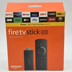 Amazon Fire Stick Lite TV Fernbedienung HD Streaming Gerät schwarz versiegelt - Bild 1 von 8