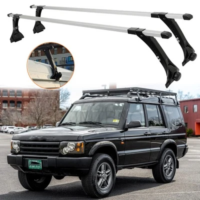 Barra transversal de techo para furgoneta Land Rover Discovery II SE 63" barra transversal de carga kayak Foto 1 de 4