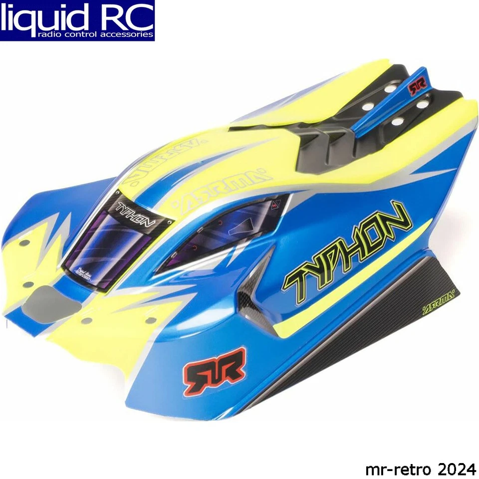 Arrma -2249 TYPHON 4x4 Clipless Painted Decaled Body Blue - Image 1 of 1