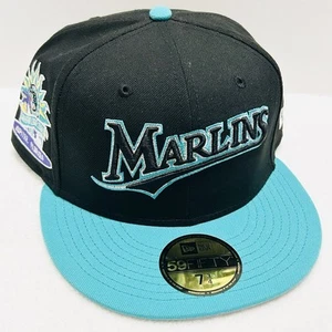 New Era Florida Marlins Spring Training 59FIFTY Fitted Hat Cap 7 3/4 Schwarz MLB - Bild 1 von 6