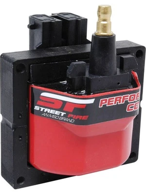 MSD Ignition Coil Street Fire E-Core Square Epoxy Red 43000 V Gm (5526) - Image 1 of 4