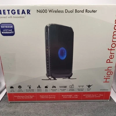 Netgear N600 Wireless Dual Band Router WNDR3400 in Original Box - Image 1 of 4