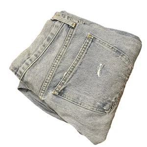 Jeans alla caviglia Agolde Parker vita alta taglio dritto lavaggio leggero taglia 26 angosciante - Foto 1 di 10