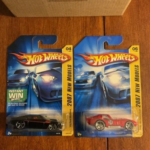 Hot Wheels 2007 New Models ’69 Ford Mustang Black/ Shelby Cobra Daytona red - Picture 1 of 19