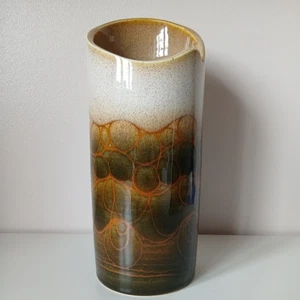 Vintage Poole Pottery Siennal Vase 581 DL Late 1970s - Picture 1 of 11