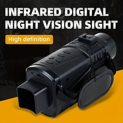 Digital Infrared Night Vision Monocular 5X Magnification 800M Viewing Distance - Image 1 of 4