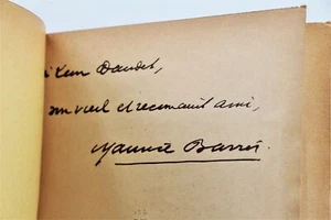 BARRES Le voyage de Sparte EDITION ORIGINALE ENVOI AUTOGRAPHE Relié 1905 - Picture 1 of 1