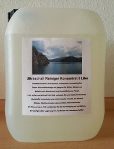 Ultraschall Reinigungskonzentrat 5 Liter für Entfetter Teilewaschgerät " sanft" - Bild 1 von 2