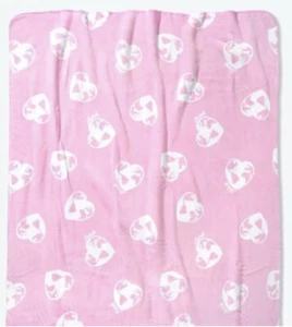 victoria secret PINK Sherpa Decke Pink Earth Love 60x72 - Bild 1 von 2
