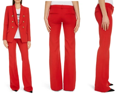  BALMAIN PARIS Med Waist Wool Soldout Bootcut Pants Pleat-Front Trousers Hose 36 - Bild 1 von 4