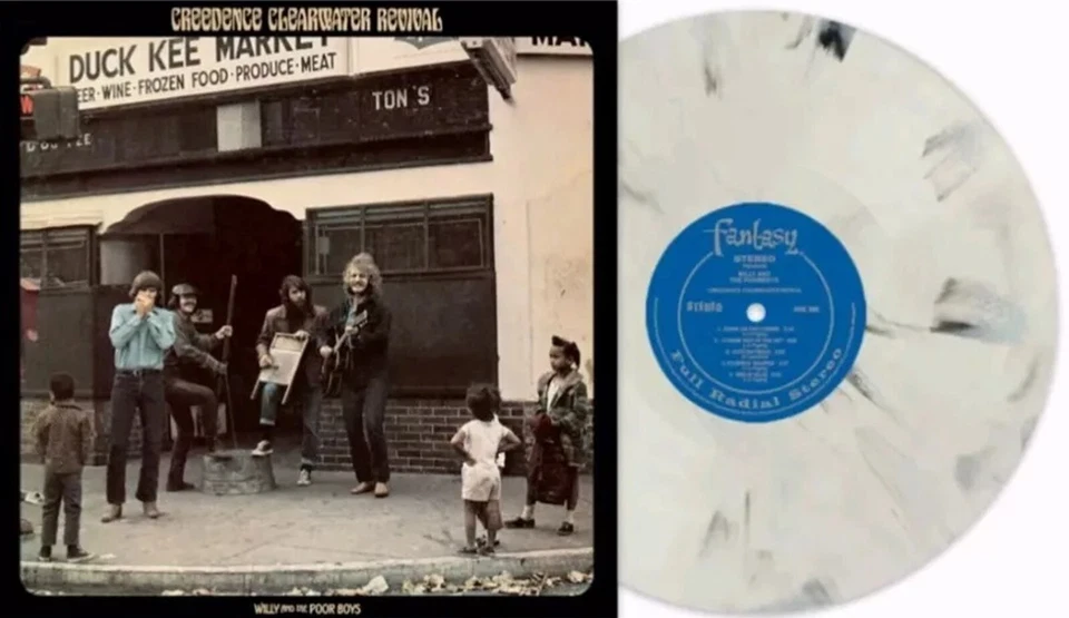 Creedence Clearwater Revival - Willy & The Poor Boys VMP Marble Vinyl LP Record - Image 1 of 1