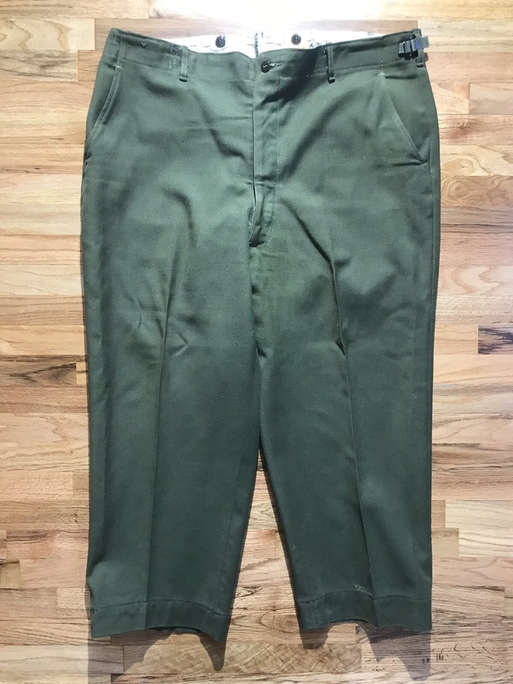 PANTALONES DE COLECCIÓN AÑOS 50 M-51 PARA HOMBRE 35 X 31 32 LANA MILITAR EJÉRCITO COREANO GUERRA CAMPO PANTALÓN  Foto 1 de 4